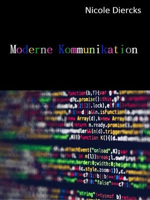 cover image of Moderne Kommunikation